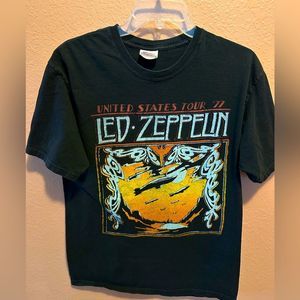Led Zepplin 1977 concert shirt